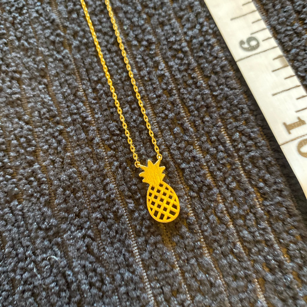 Dainty Gold Pineapple Necklace Dainty Gold Pineapple Necklace